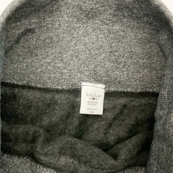 Britt's Knit Basics Grey Lined Leggings NWT - SM - Picture 7 of 9